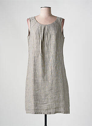 Robe mi-longue sans manche sans manche gris IMPAQT femme