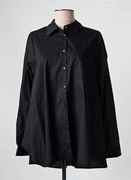 Chemisier poches poitrine manches longues noir PAKO LITTO femme