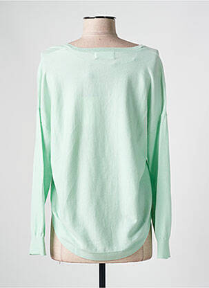 Pull coupe droite manches longues vert INDI & COLD femme