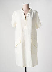 Robe mi-longue blanc PAKO LITTO pour femme seconde vue