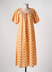 Robe mi-longue orange clair MUS & BOMBON pour femme seconde vue