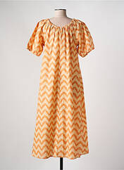 Robe mi-longue orange clair MUS & BOMBON pour femme seconde vue