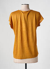 T-shirt orange INDI & COLD pour femme seconde vue