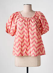 T-shirt orange MUS & BOMBON pour femme seconde vue