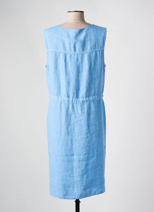 Robe mi-longue bleu SIGNE NATURE pour femme