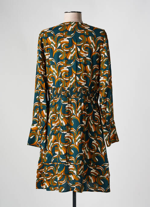 Robe mi-longue vert ANGE pour femme