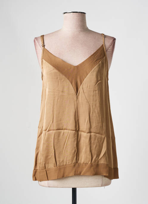 Top marron PAKO LITTO pour femme