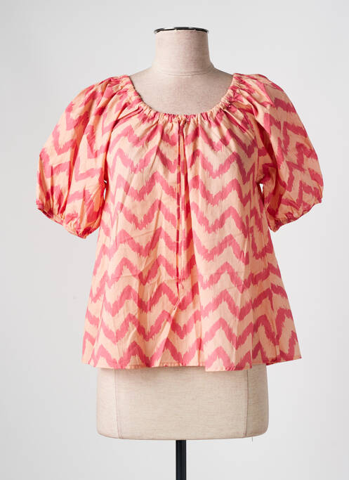 T-shirt orange MUS & BOMBON pour femme