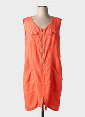 Robe mi-longue orange IMPAQT pour femme seconde vue
