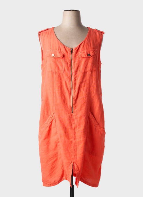 Robe mi-longue orange IMPAQT pour femme