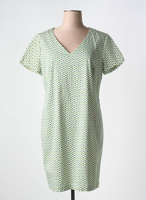 Robe mi-longue vert IMPAQT femme
