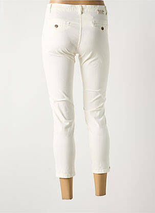 Pantalon 7/8 taille à pinces taille basse beige PAKO LITTO femme