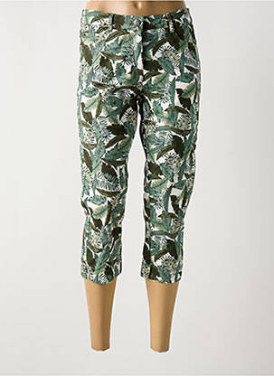 Pantacourt stretch taille normale vert BRANDTEX femme