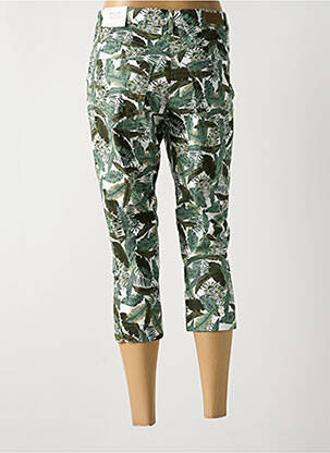 Pantacourt stretch taille normale vert BRANDTEX femme