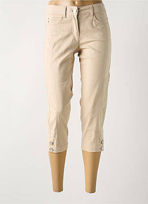 Pantacourt taille normale taille normale beige BRANDTEX femme