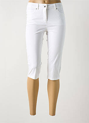 Corsaire stretch taille normale blanc BRANDTEX femme