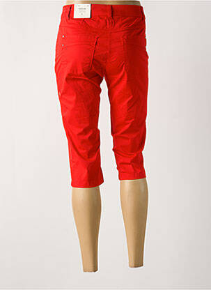 Corsaire stretch taille normale rouge BRANDTEX femme