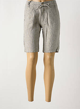 Bermuda coupe chino taille normale beige IMPAQT femme