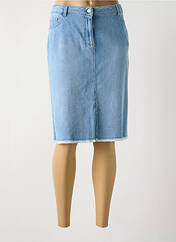 Jupe mi-longue bleu SIGNE NATURE pour femme seconde vue
