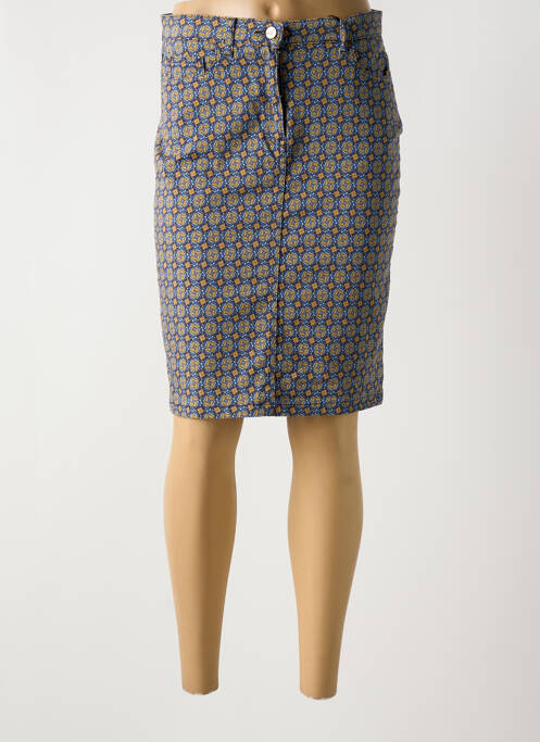 Jupe mi-longue bleu IMPAQT pour femme