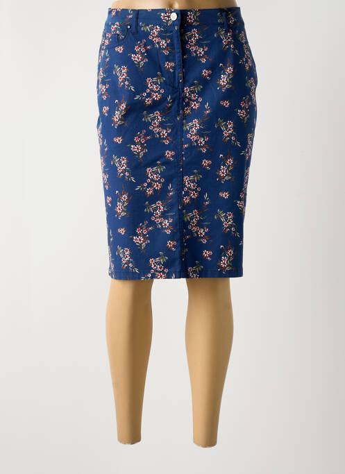 Jupe mi-longue bleu IMPAQT pour femme