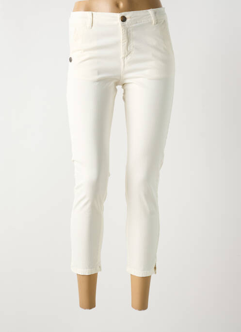 Pantalon 7/8 beige PAKO LITTO pour femme