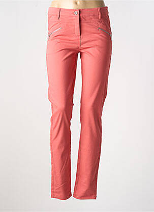 Jeans coupe slim taille normale taille normale orange BRANDTEX femme