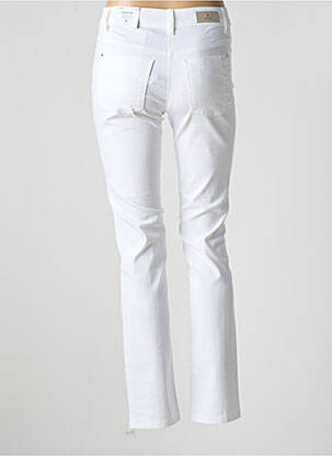 Jeans coupe slim stretch taille normale blanc BRANDTEX femme
