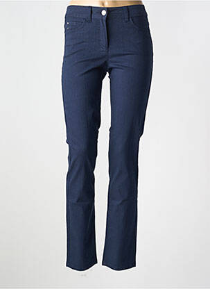 Jeans coupe slim stretch taille normale bleu BRANDTEX femme