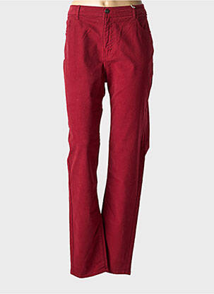 Pantalon slim stretch rouge IMPAQT femme