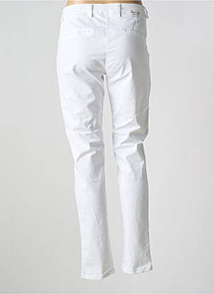 Pantalon chino tissage popeline taille normale blanc PAKO LITTO femme