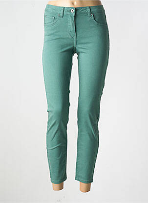 Jeans coupe slim taille normale taille normale vert BRANDTEX femme