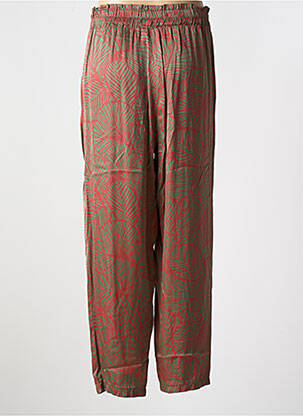 Pantalon droit taille haute taille haute vert PAKO LITTO femme