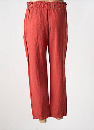Pantalon 7/8 taille haute taille haute orange PAKO LITTO femme