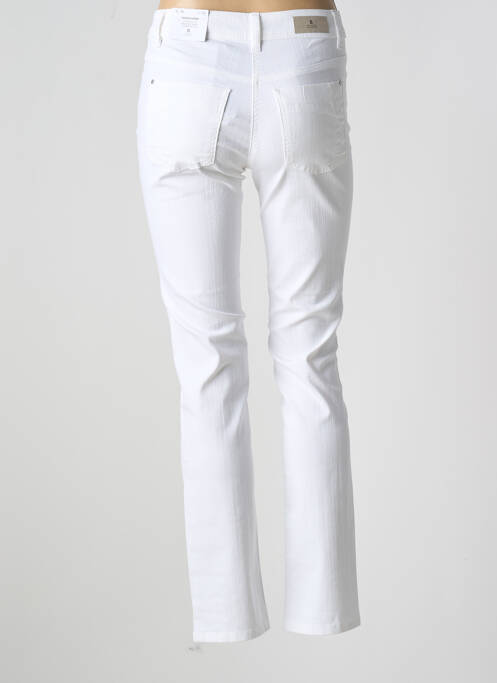 Jeans coupe slim blanc BRANDTEX pour femme