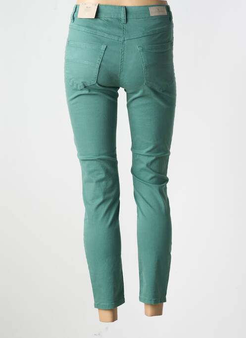 Jeans coupe slim vert BRANDTEX pour femme