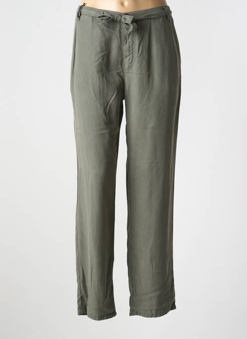 Pantalon droit vert IMPAQT pour femme