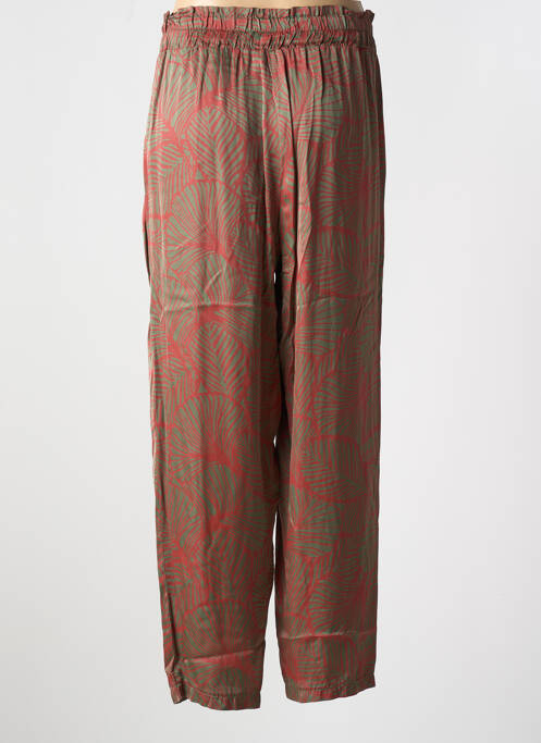 Pantalon droit vert PAKO LITTO pour femme