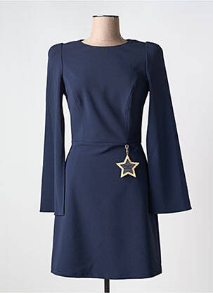 Robe mi-longue bleu ELISABETTA FRANCHI pour femme