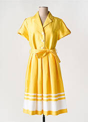 Robe mi-longue jaune MOSCHINO pour femme seconde vue