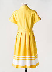 Robe mi-longue jaune MOSCHINO pour femme seconde vue