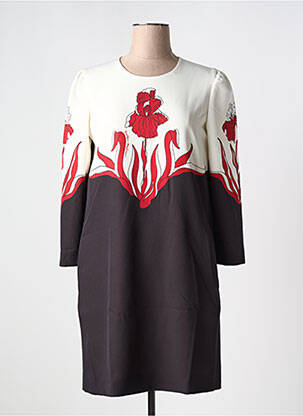 Robe mi-longue noir MOSCHINO pour femme