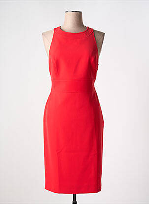 Robe mi-longue rouge MOSCHINO pour femme