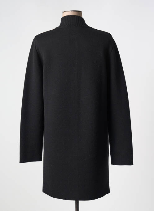 Manteau long noir MOSCHINO femme
