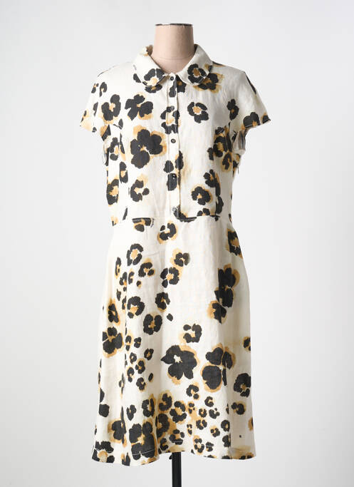 Robe mi-longue beige MOSCHINO pour femme