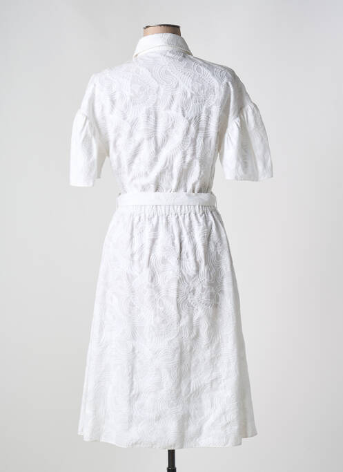 Robe mi-longue blanc KENZO femme