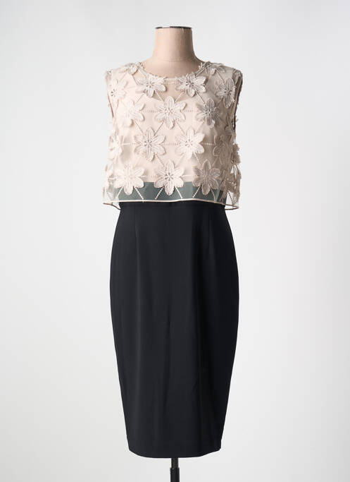 Robe mi-longue noir D.EXTERIOR pour femme