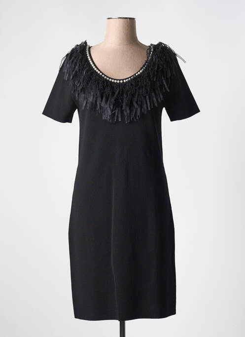 Robe mi-longue noir MOSCHINO pour femme