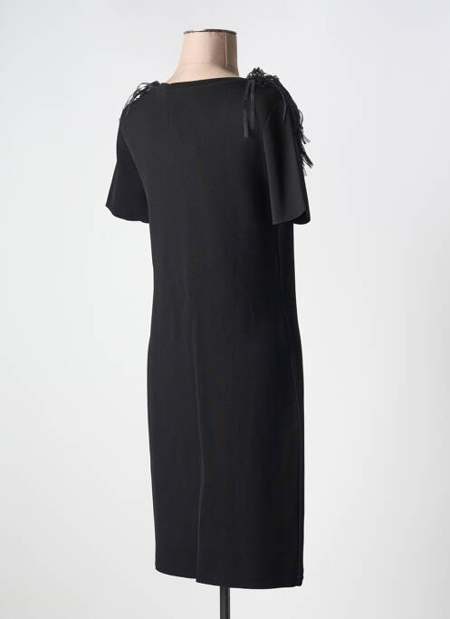 Robe mi-longue noir MOSCHINO pour femme