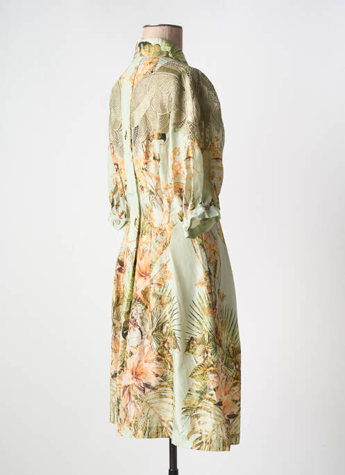 Robe mi-longue vert ALBERTA FERRETTI pour femme